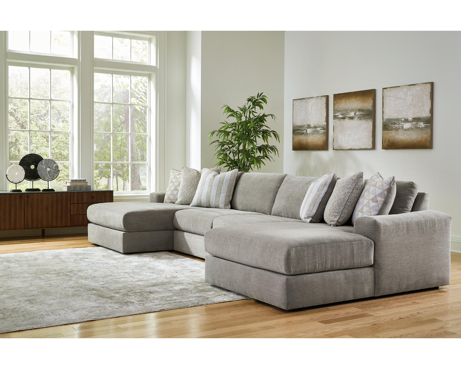 Avaliyah 4-Piece Double Chaise Sectional
