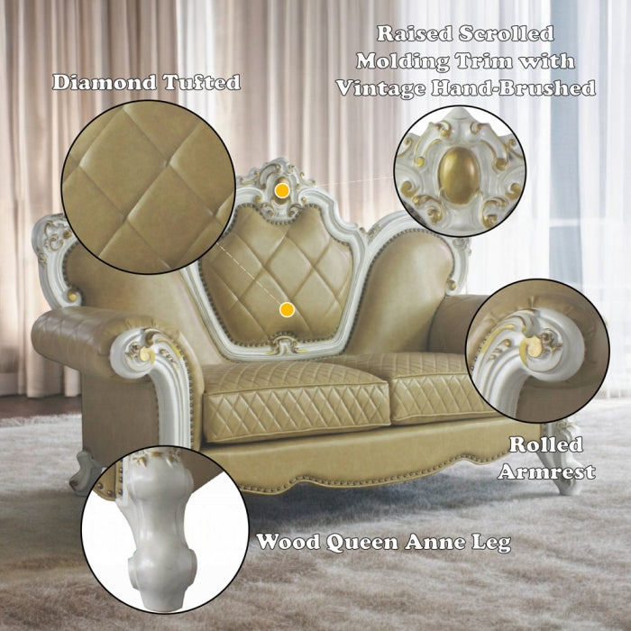 Picardy Loveseat W/3 Pillows
