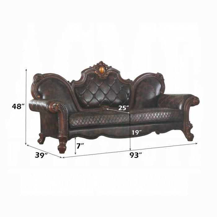 Picardy Sofa W/3 Pillows