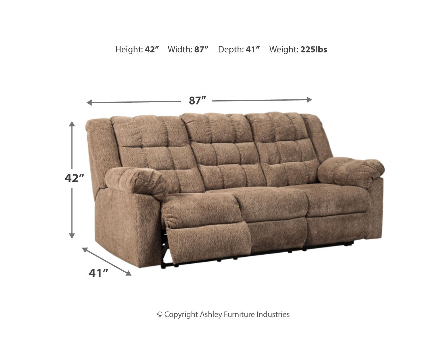Workhorse Reclining Sofa