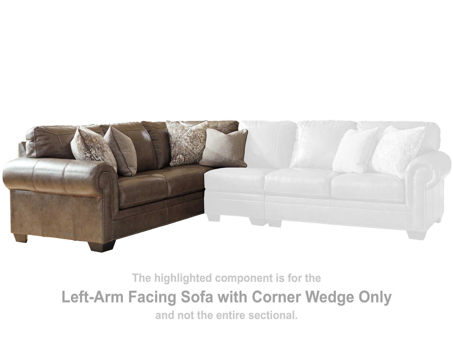 Roleson Left-Arm Facing Sofa with Corner Wedge