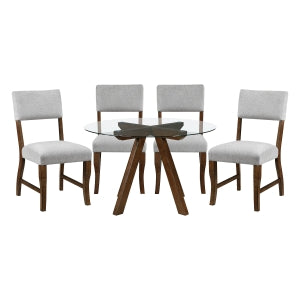 Aiden Collection Side Chair, Gray