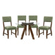 Aiden Collection Side Chair, Olive