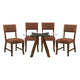 Aiden Collection Side Chair, Rust