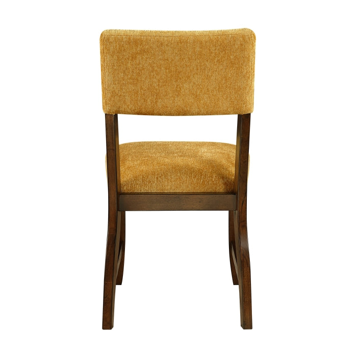 Aiden Collection Side Chair, Mustard