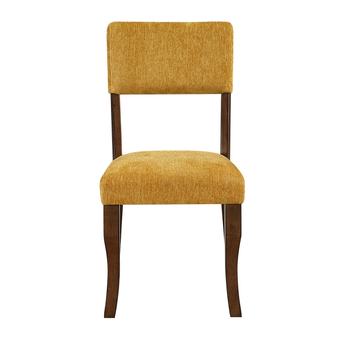 Aiden Collection Side Chair, Mustard