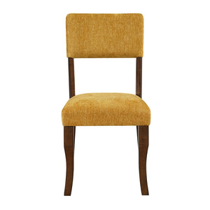 Aiden Collection Side Chair, Mustard