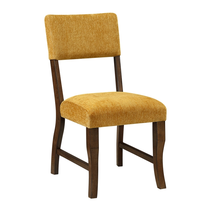 Aiden Collection Side Chair, Mustard