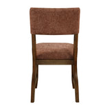 Aiden Collection Side Chair, Rust
