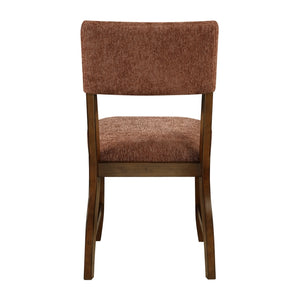 Aiden Collection Side Chair, Rust
