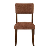 Aiden Collection Side Chair, Rust