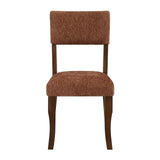 Aiden Collection Side Chair, Rust