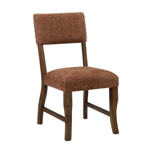 Aiden Collection Side Chair, Rust