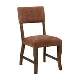 Aiden Collection Side Chair, Rust