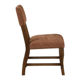 Aiden Collection Side Chair, Rust