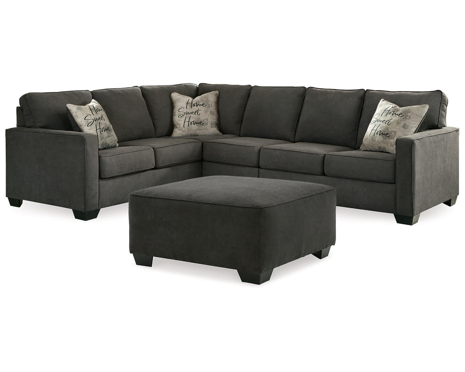 Lucina 3-Piece Sectional with Ottoman