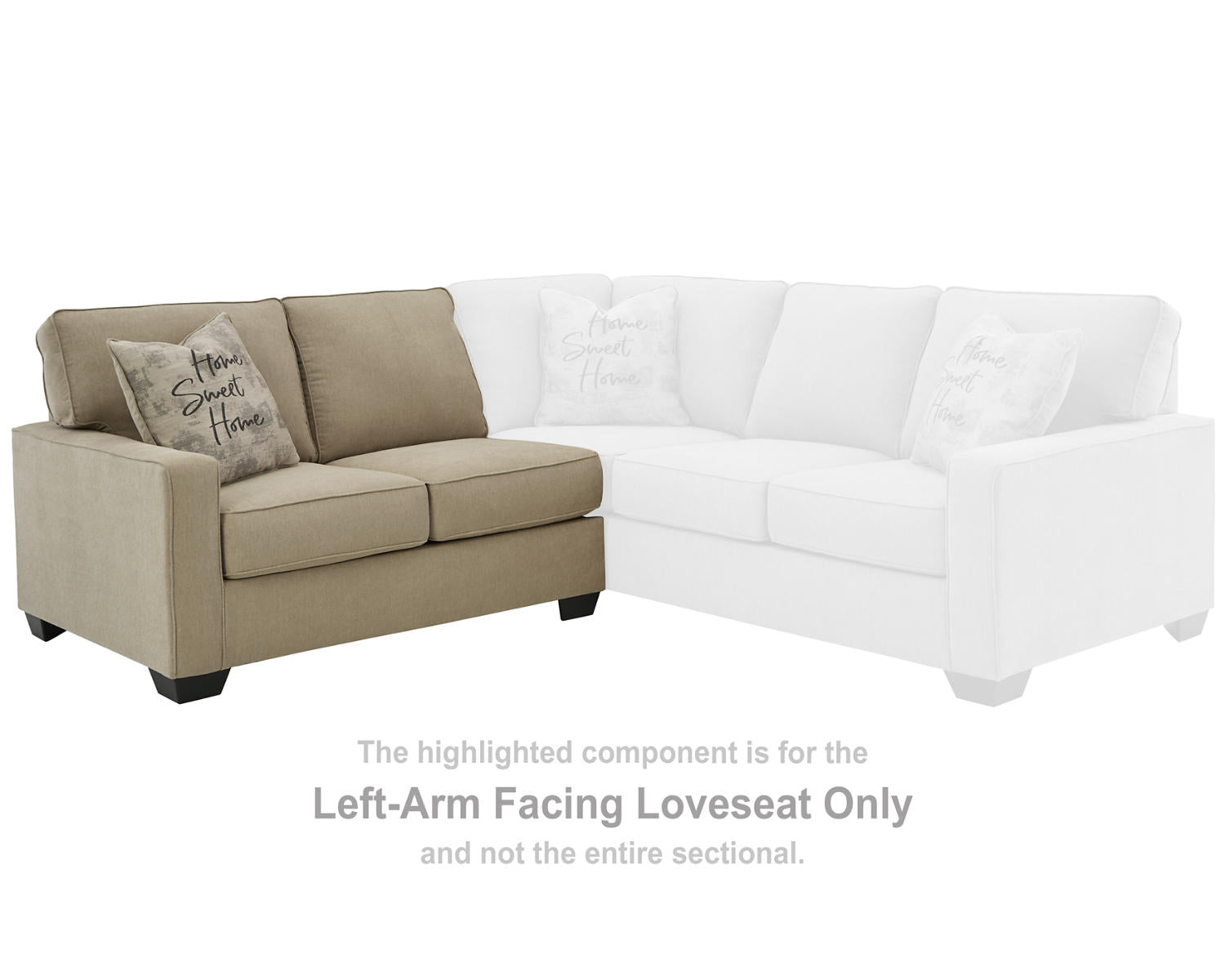 Lucina Left-Arm Facing Loveseat