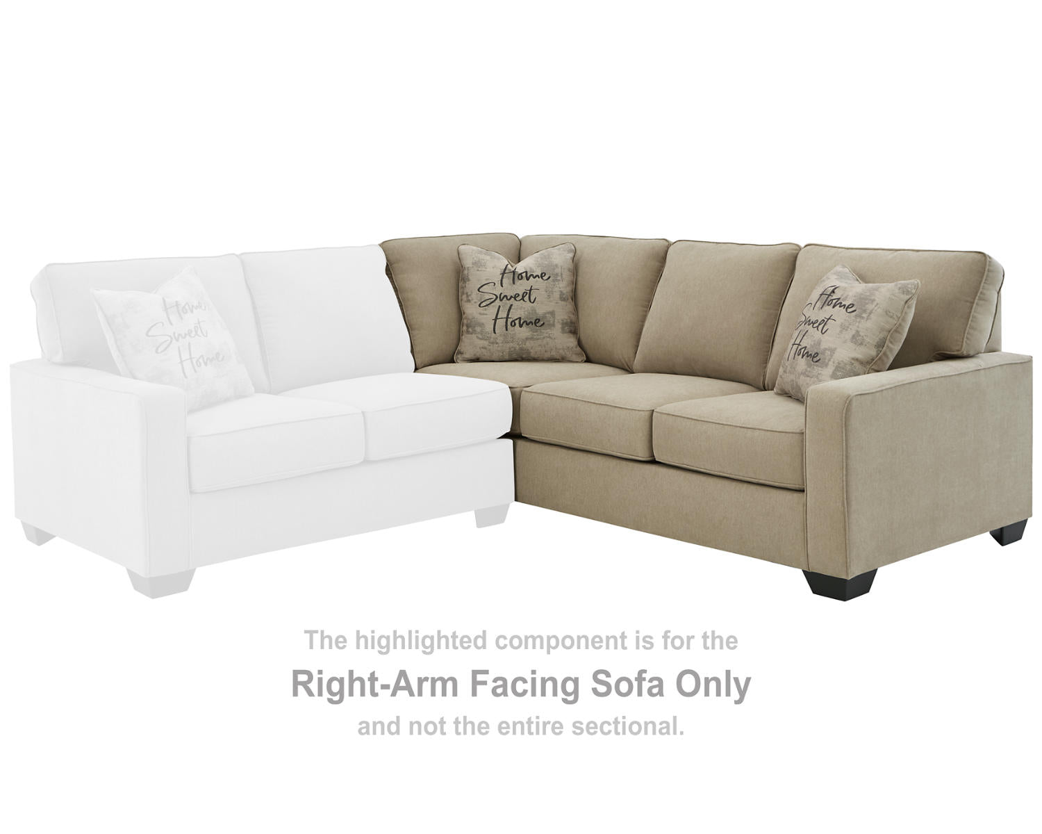 Lucina Right-Arm Facing Sofa