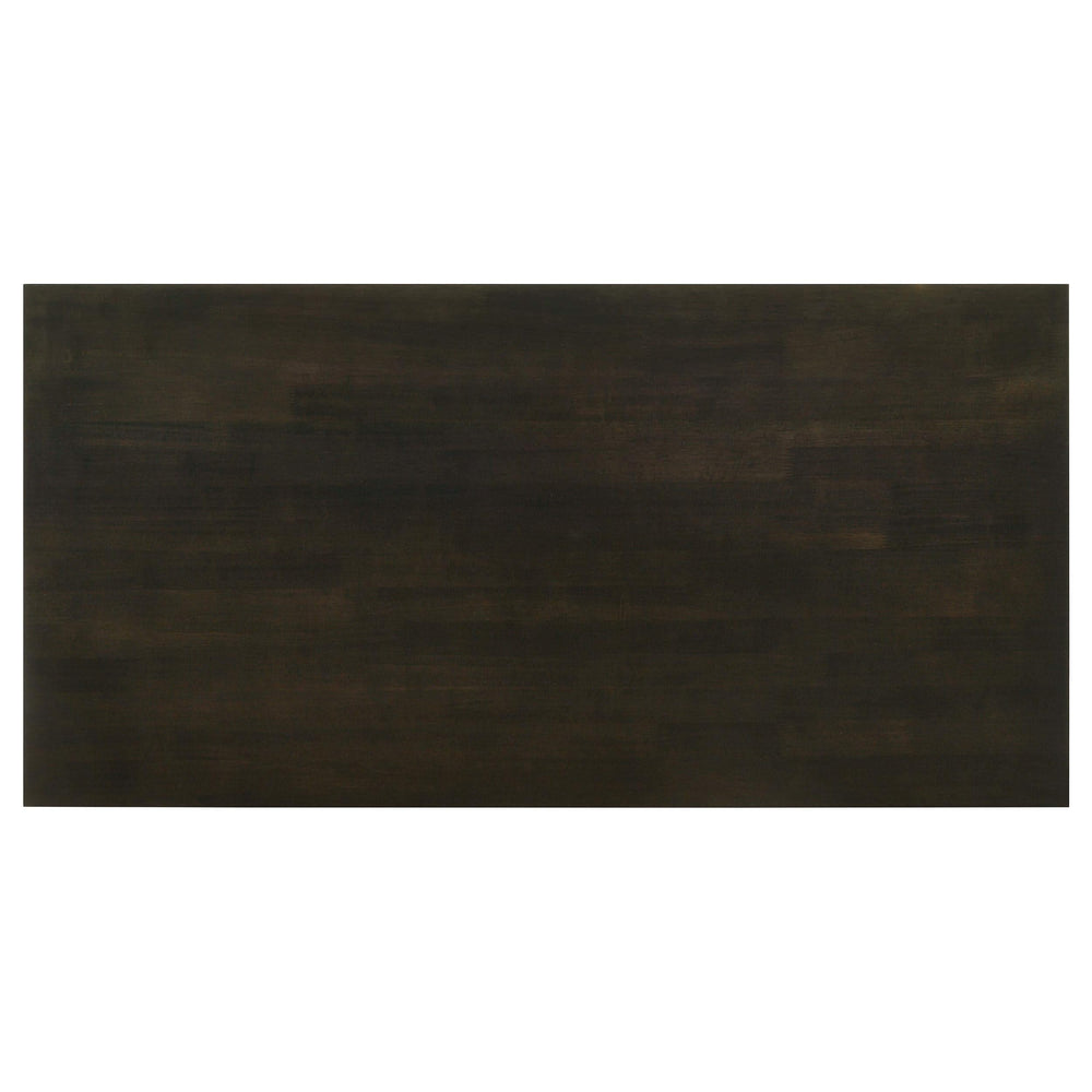 Juego de mesa de centro rectangular de 3 piezas Rachelle en color merlot intenso