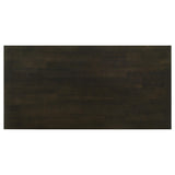 Juego de mesa de centro rectangular de 3 piezas Rachelle en color merlot intenso