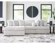 Cuddle Plush 3-Piece Sectional with Chaise