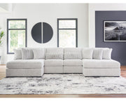 Cuddle Plush 4-Piece Sectional with Chaise