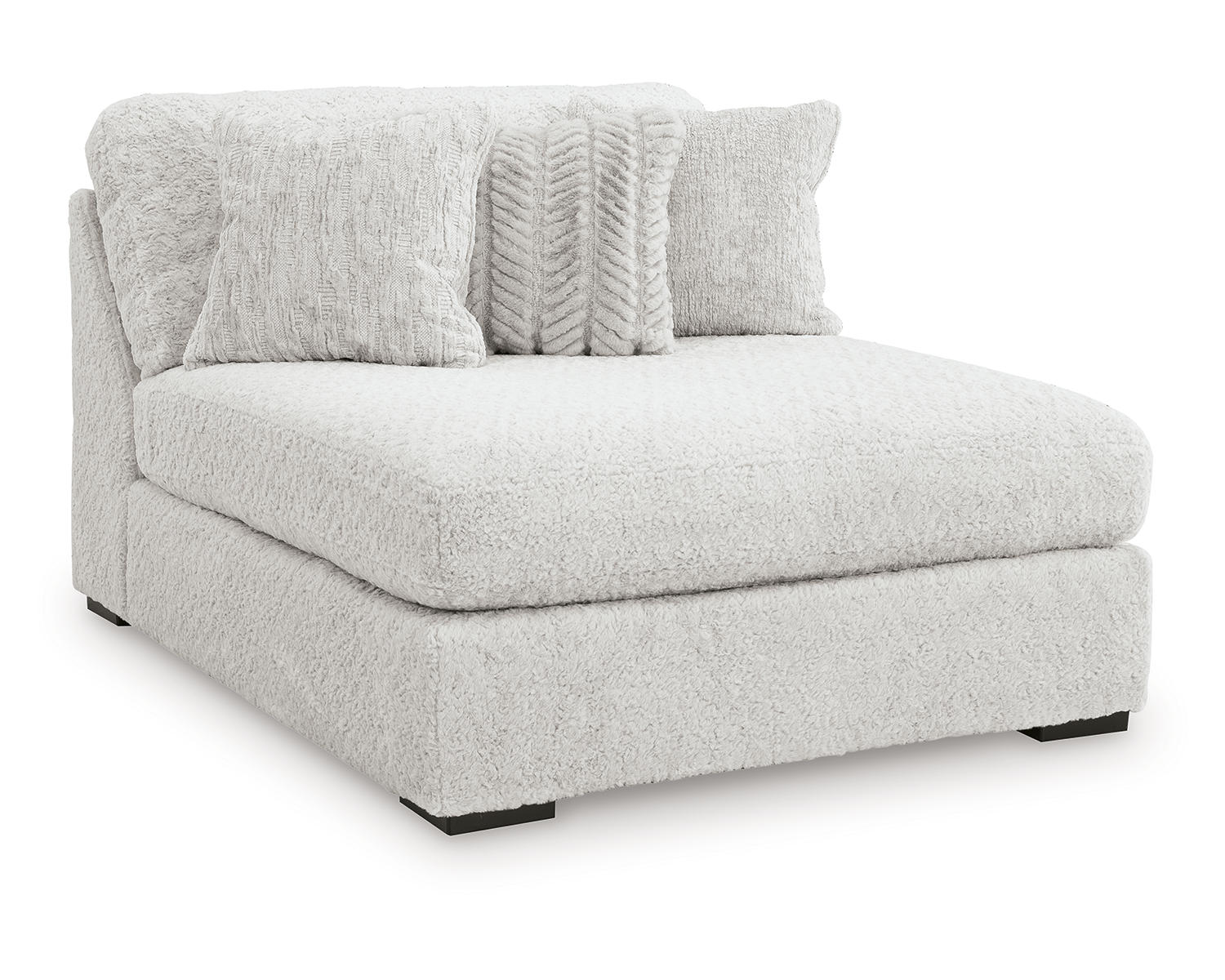 Cuddle Plush Oversized Armless Chaise