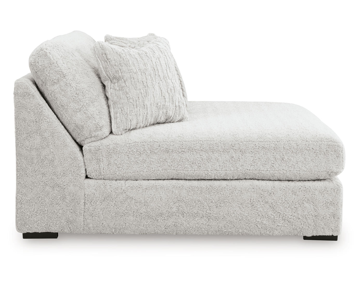Cuddle Plush Oversized Armless Chaise
