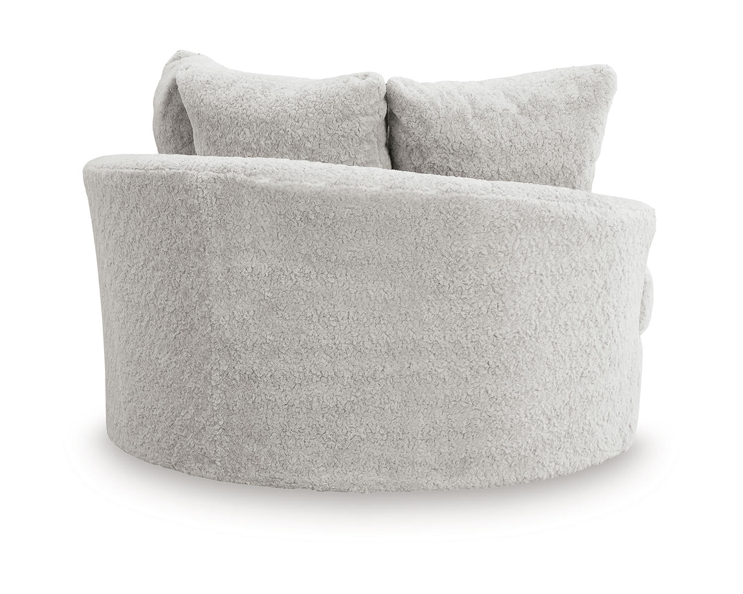Cuddle Plush Oversized Swivel Accent Chair
