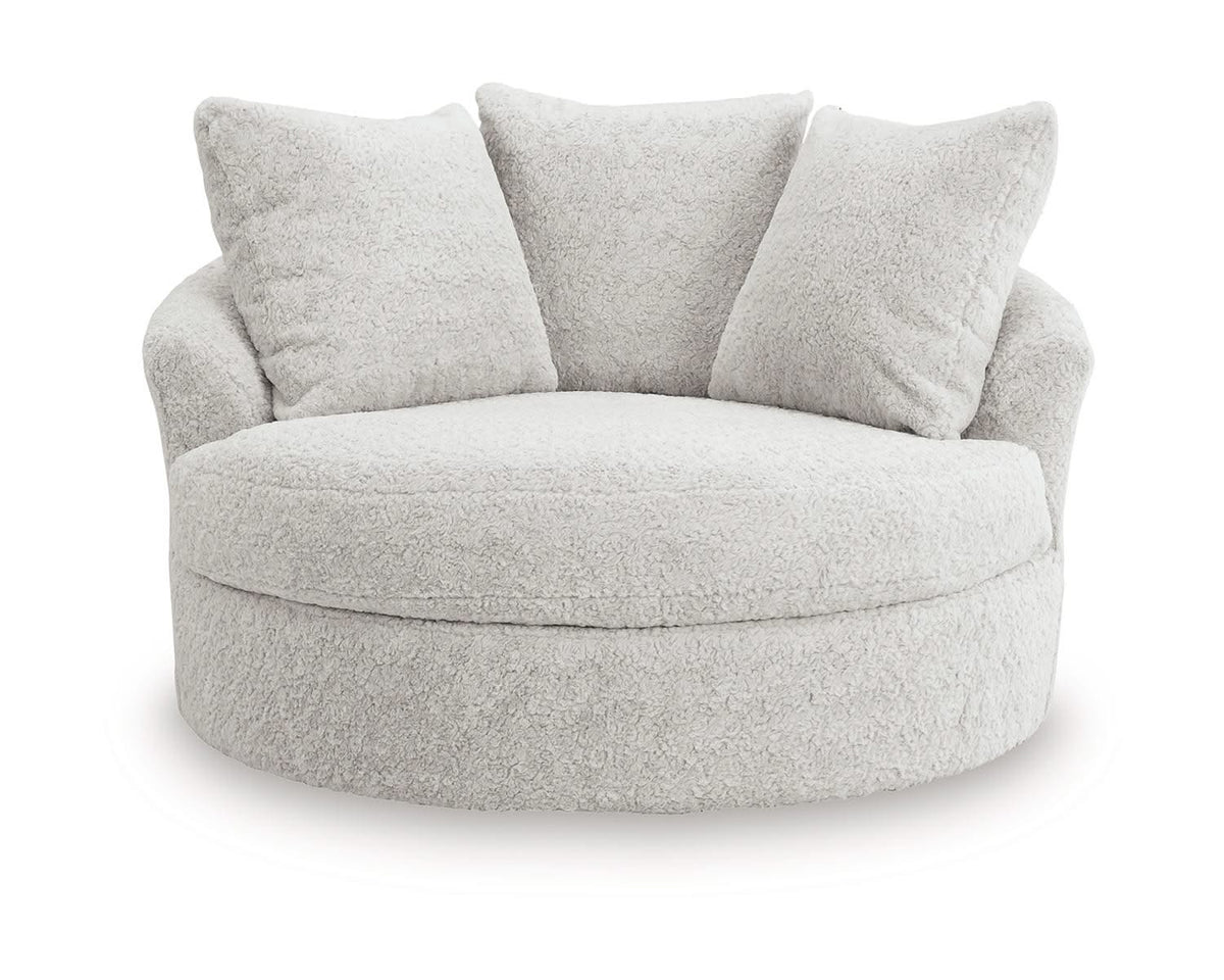 Sillón giratorio extragrande Cuddle Plush
