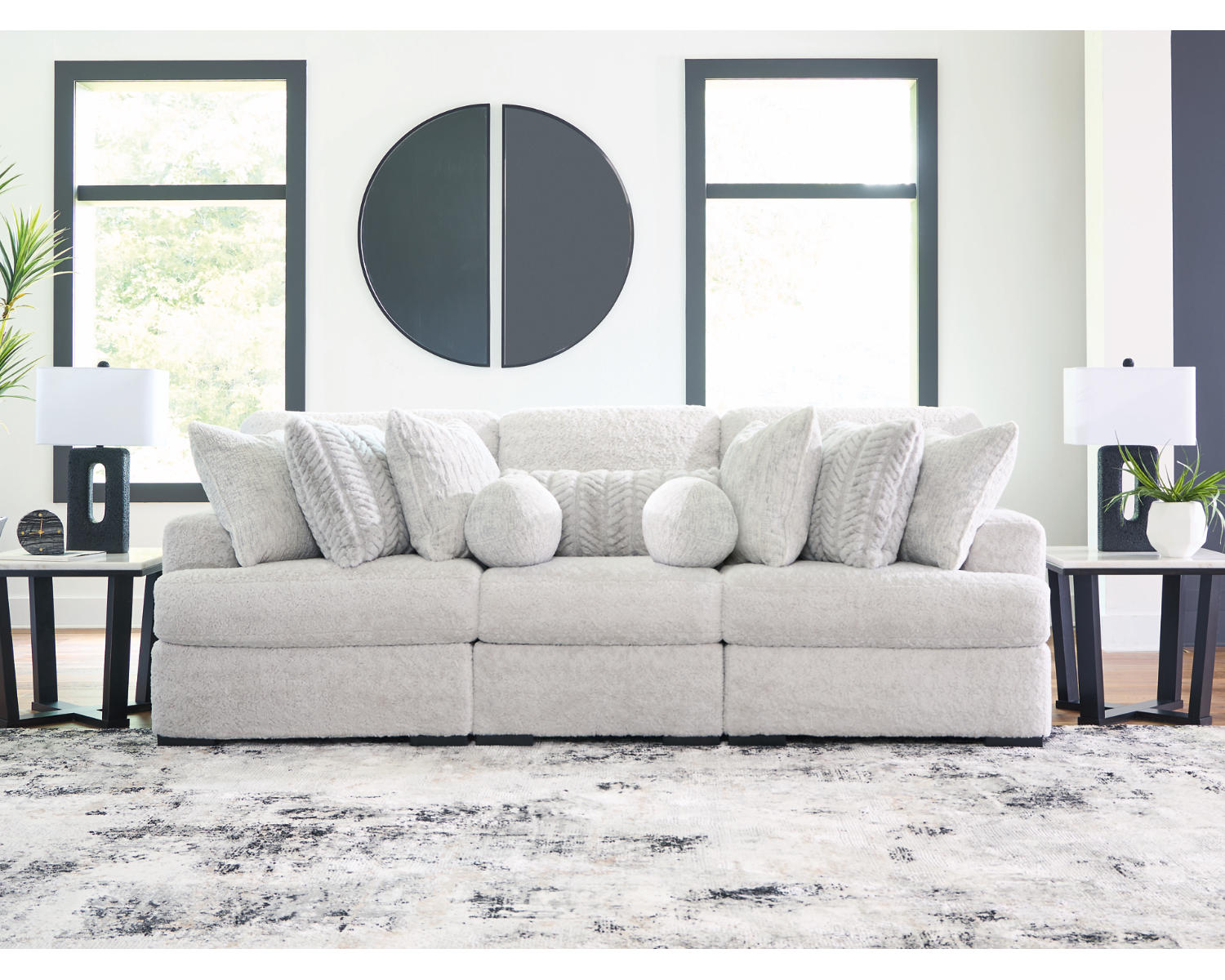 Cuddle Plush 3-Piece Sectional