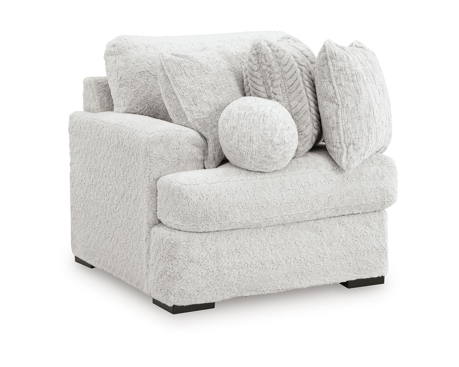 Cuddle Plush Left-Arm Facing Corner Chair