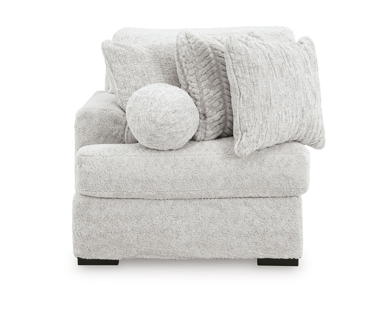 Cuddle Plush Left-Arm Facing Corner Chair