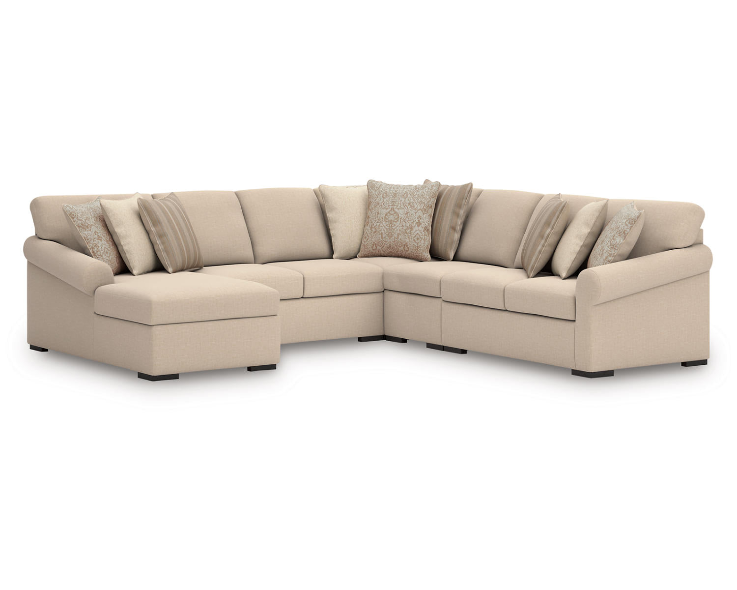 LadyMae 5-Piece Sectional with Chaise
