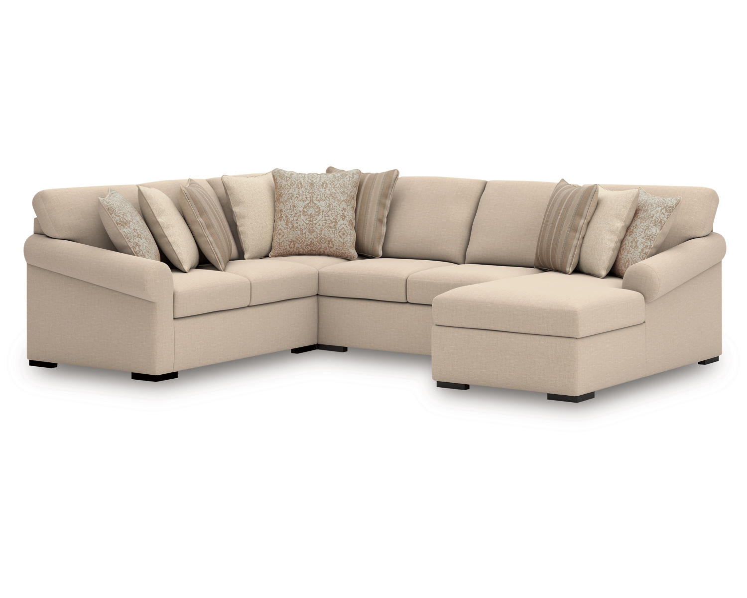 LadyMae 4-Piece Sectional with Chaise