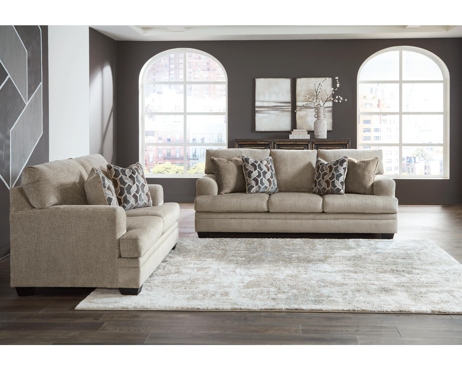 Stonemeade Sofa and Loveseat