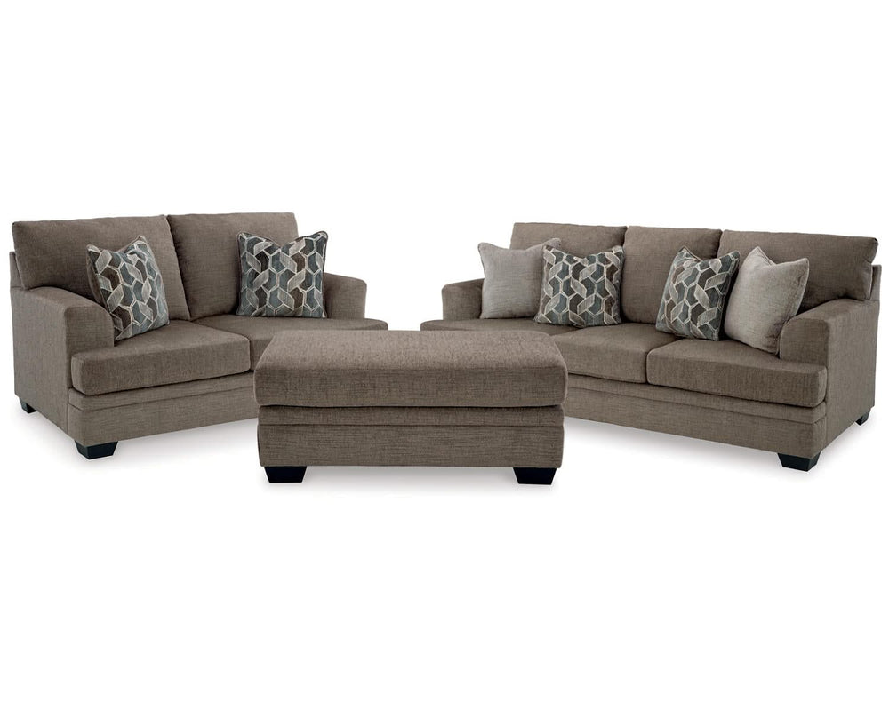 Sofá, loveseat y otomana Stonemeade