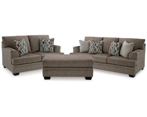 Sofá, loveseat y otomana Stonemeade