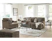 Stonemeade Sofa Chaise, Oversized Chair and Ottoman
