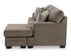 Sofá chaise longue Stonemeade, sillón extragrande y otomana