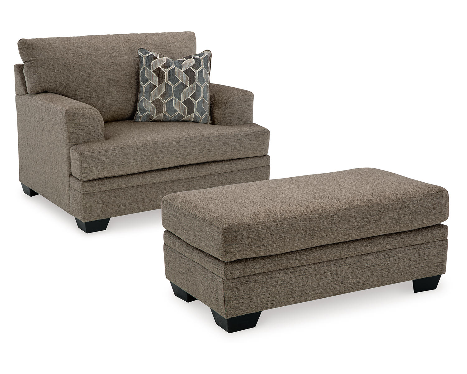 Stonemeade Oversized Chair and Ottoman