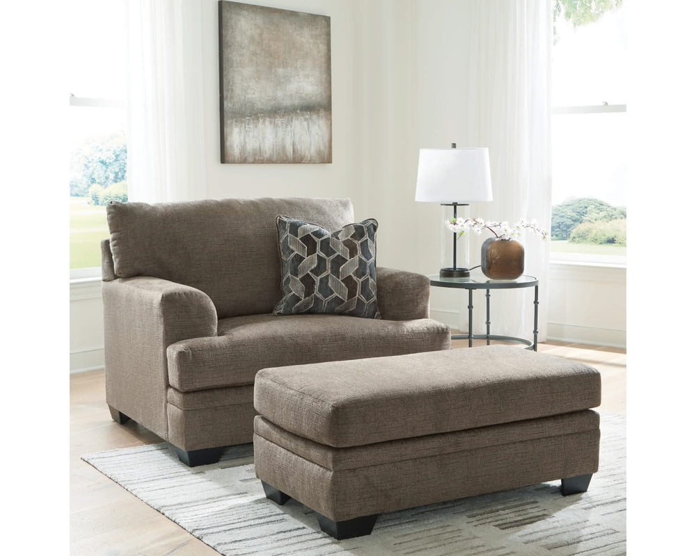 Stonemeade Sofa, Loveseat, Oversized Chair and Ottoman