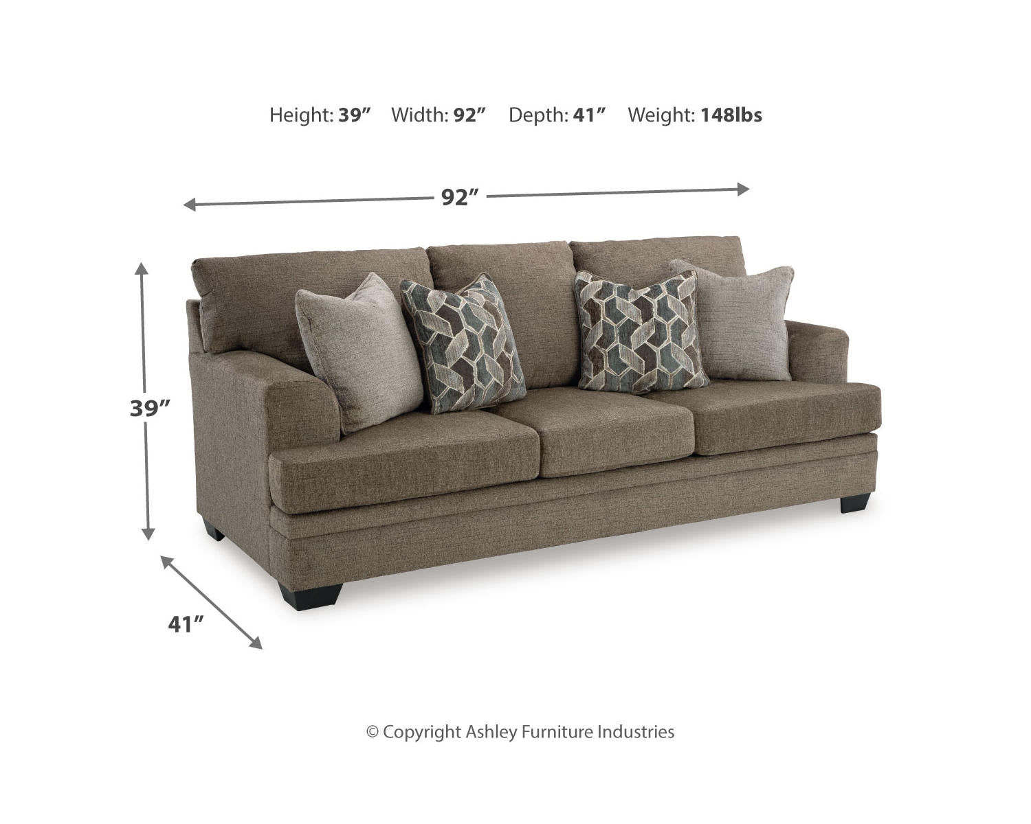 Stonemeade Sofa, Loveseat, Oversized Chair and Ottoman