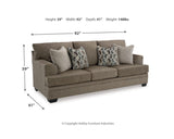 Stonemeade Sofa, Loveseat, Oversized Chair and Ottoman