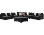 Lavernett 5-Piece Sectional and Ottoman