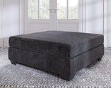 Otomana con acento extragrande Lavernett