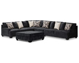 Lavernett 4-Piece Sectional with Ottoman