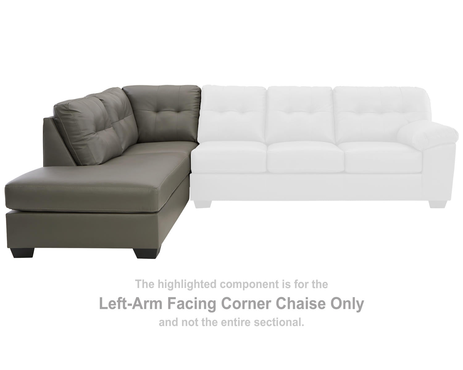 Donlen Left-Arm Facing Corner Chaise
