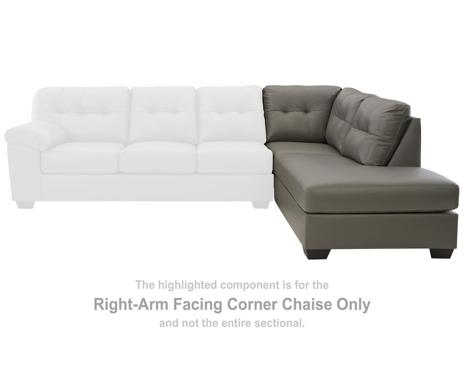 Donlen Right-Arm Facing Corner Chaise