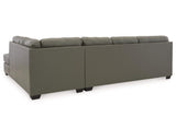 Seccional de 2 piezas con chaise longue Donlen